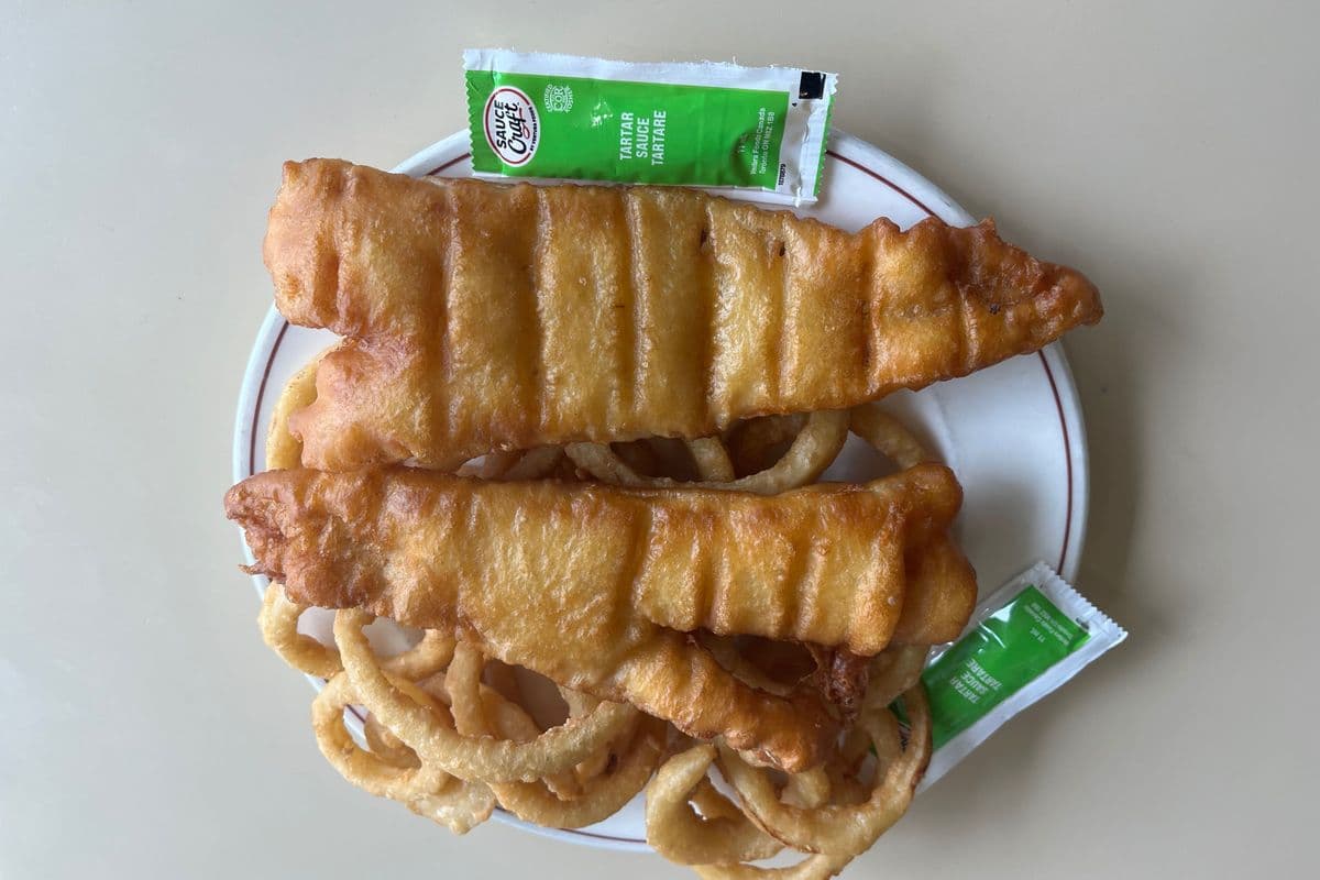 Pollock Fish and Onion Ring