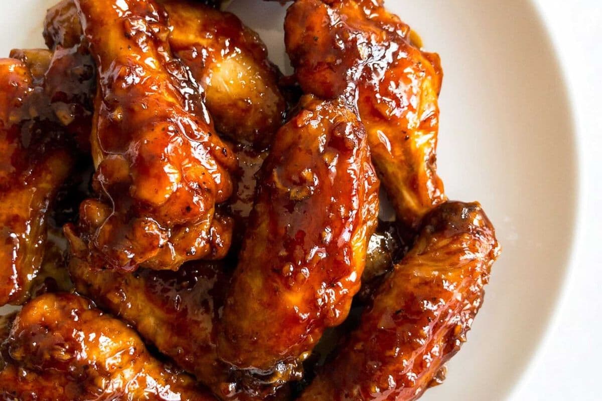 Honey Garlic Chicken Wings (12 pcs)