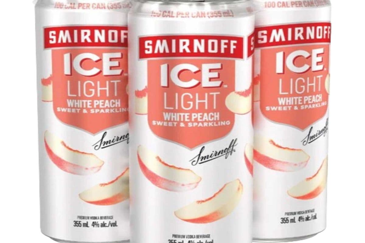 SMIRNOFF ICE LIGHT WHITE PEACH 4*355ML (1 x 4*355ML)