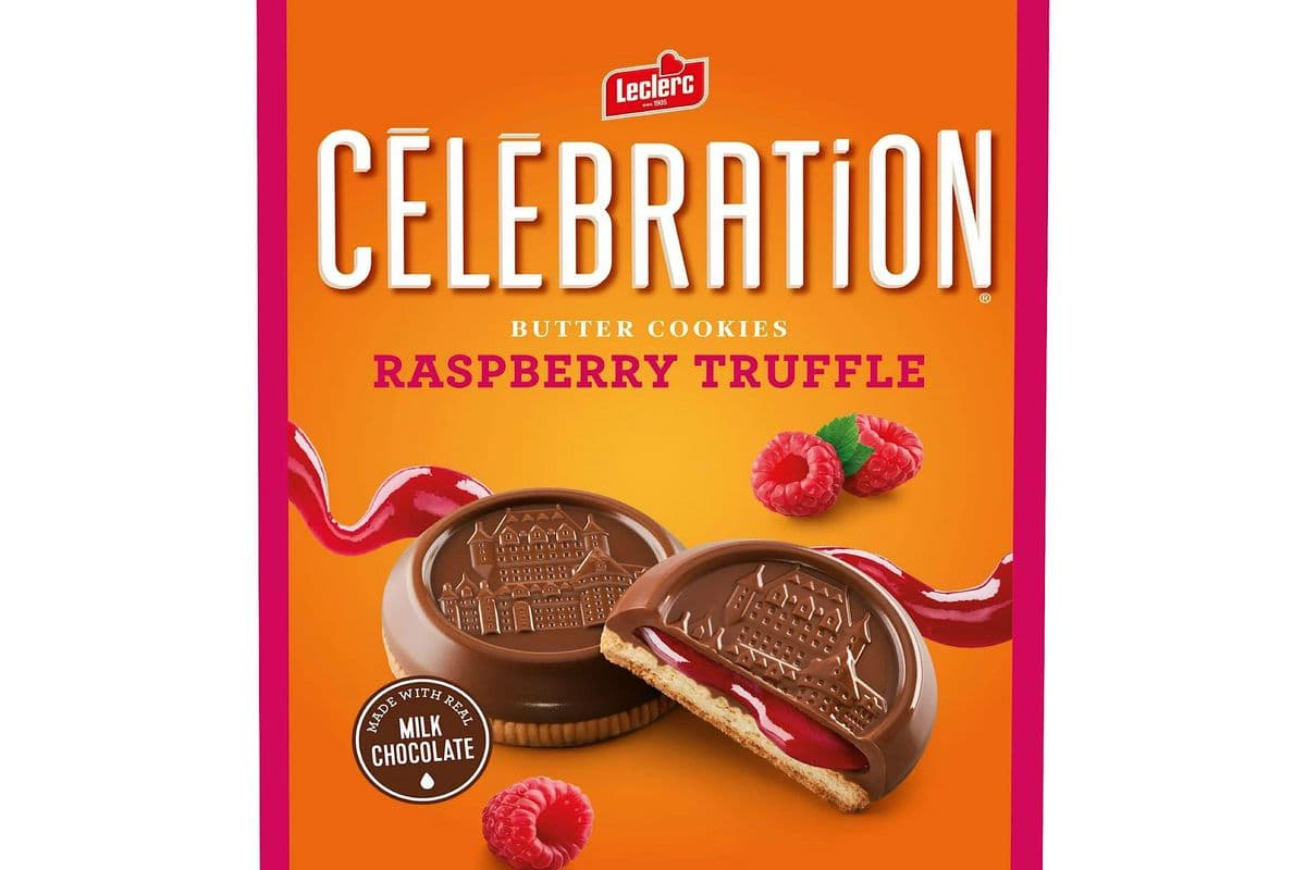 Celebration - Biscuits au Beurre Truffés Framboise / Butter Cookies Raspberry Truffle (240 g)