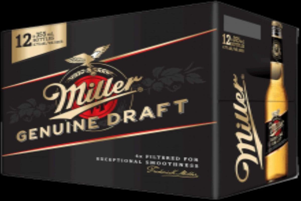 Miller Genuine Draft (12 Bottles) (12 x 355 ml)