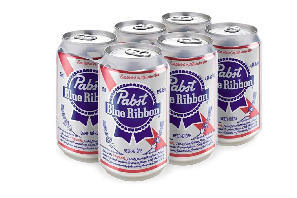 Pabst Blue Ribbon 6pk (6 x 355 ml)
