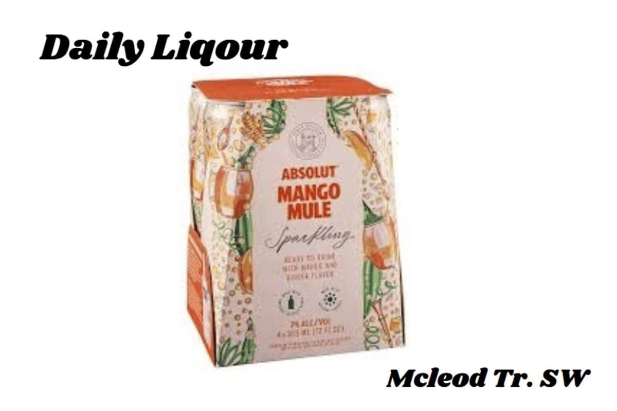 ABSOLUT MANGO MULE COCKTAIL 4 CANS (1 x 355ML)