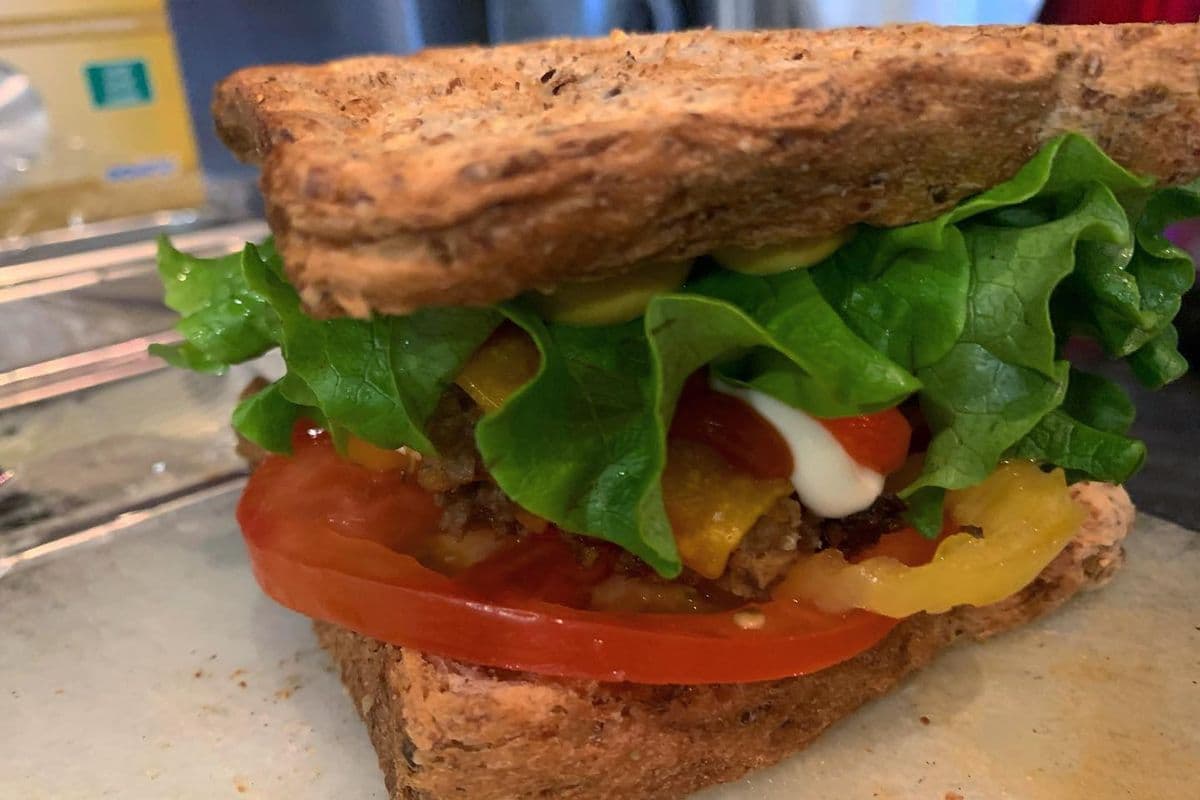 Meatloaf and Onion Panini