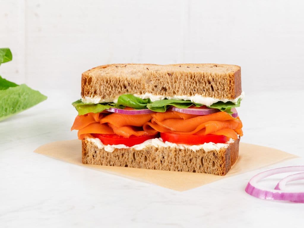 Smoked Salmon Sandwich