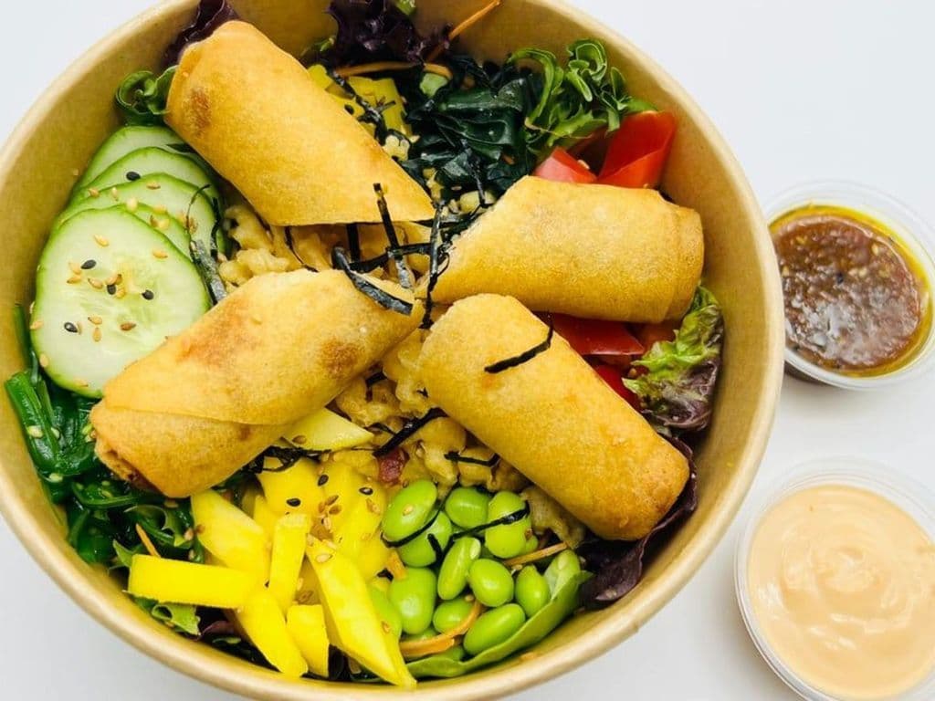 72. Poké Rouleaux de printemps/Spring roll poke