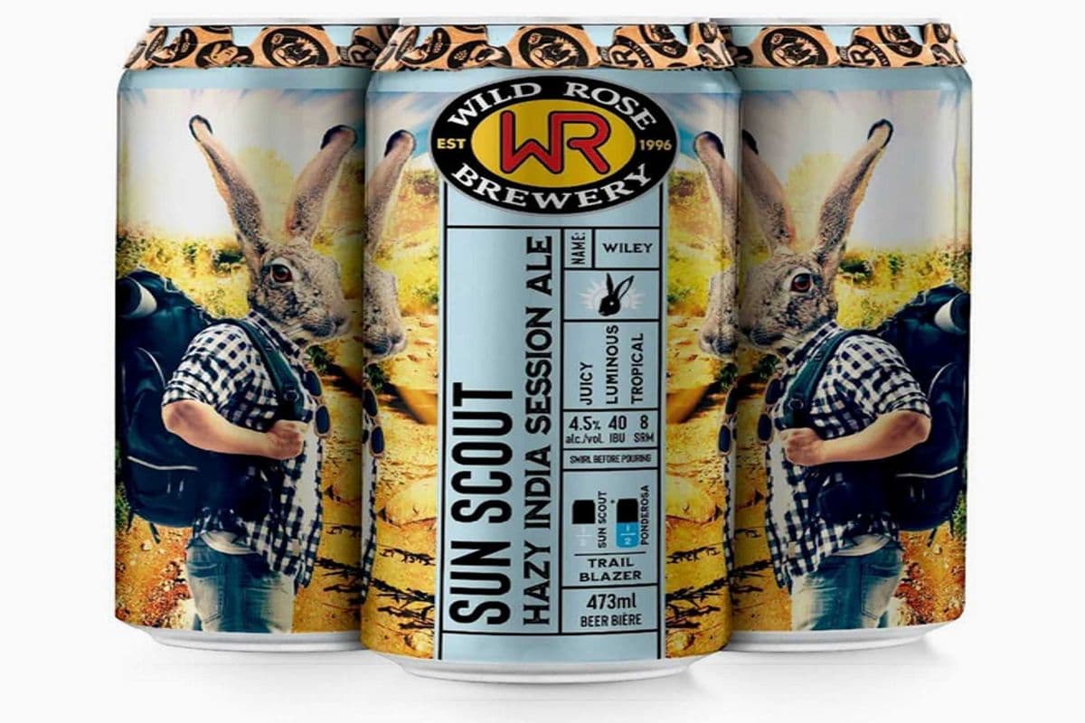 WILD ROSE HAZY IPA (4 x 473ML)