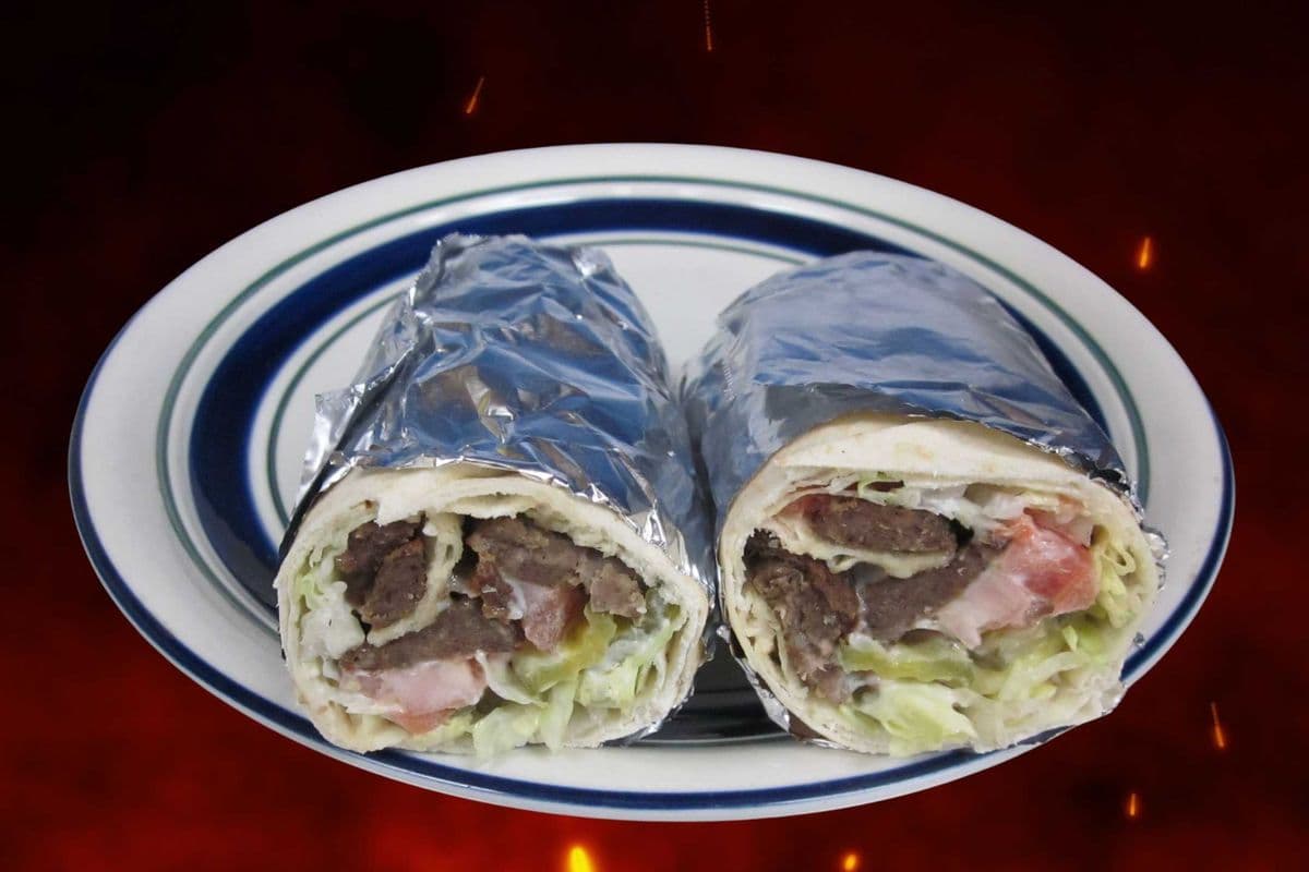 2 Donair Wraps
