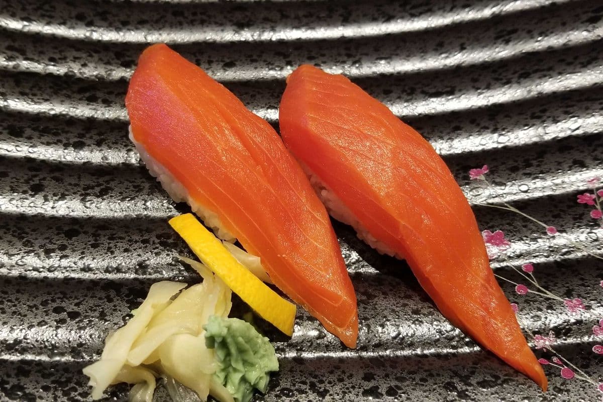 Sockeye Salmon Nigiri Sushi