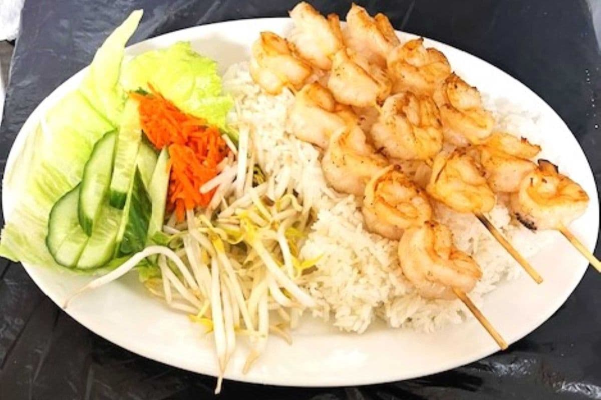 42. Grilled Prawns (3 Skewers)