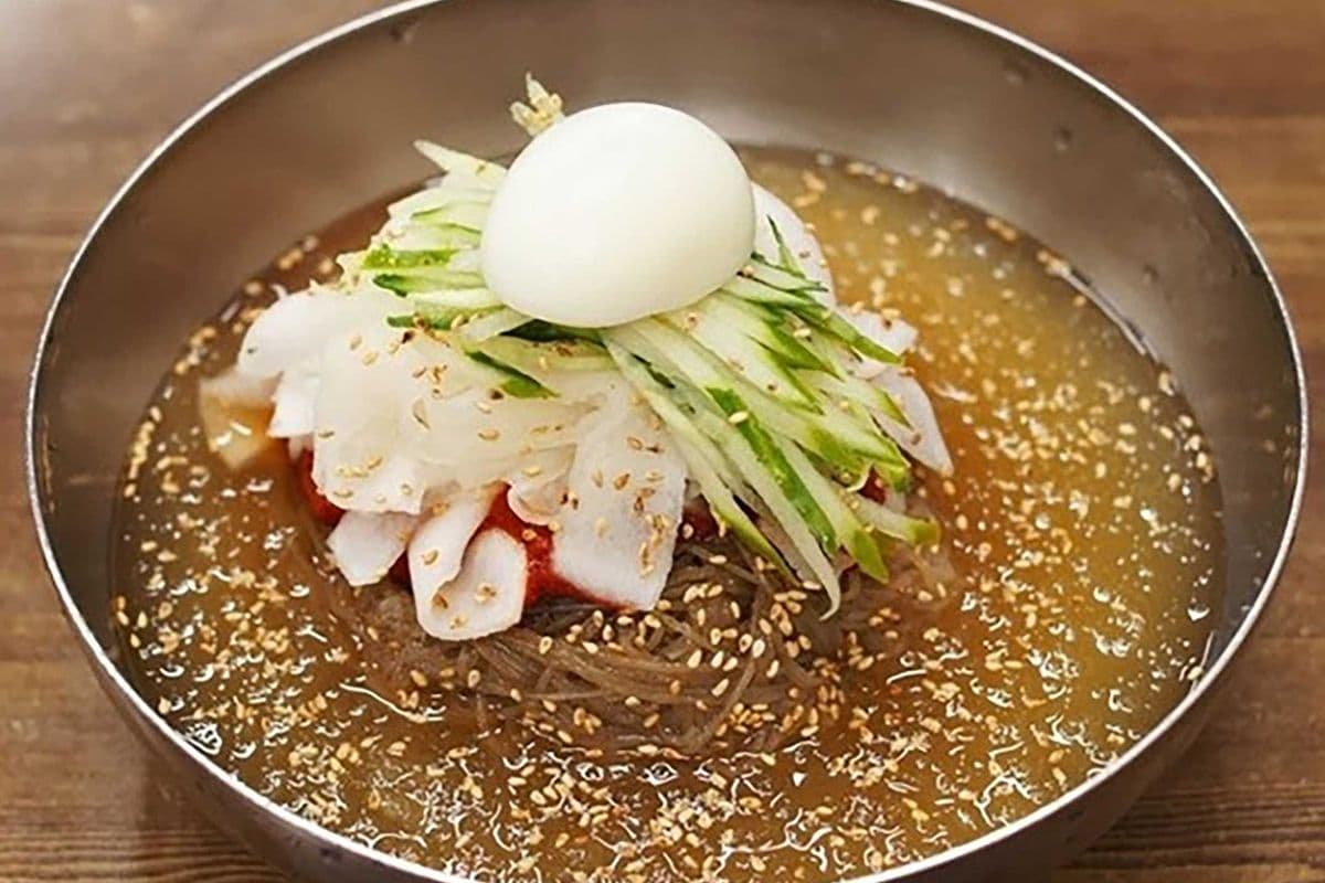 N11. Cold Buckwheat Noodle - Mul-Naengmyeon
