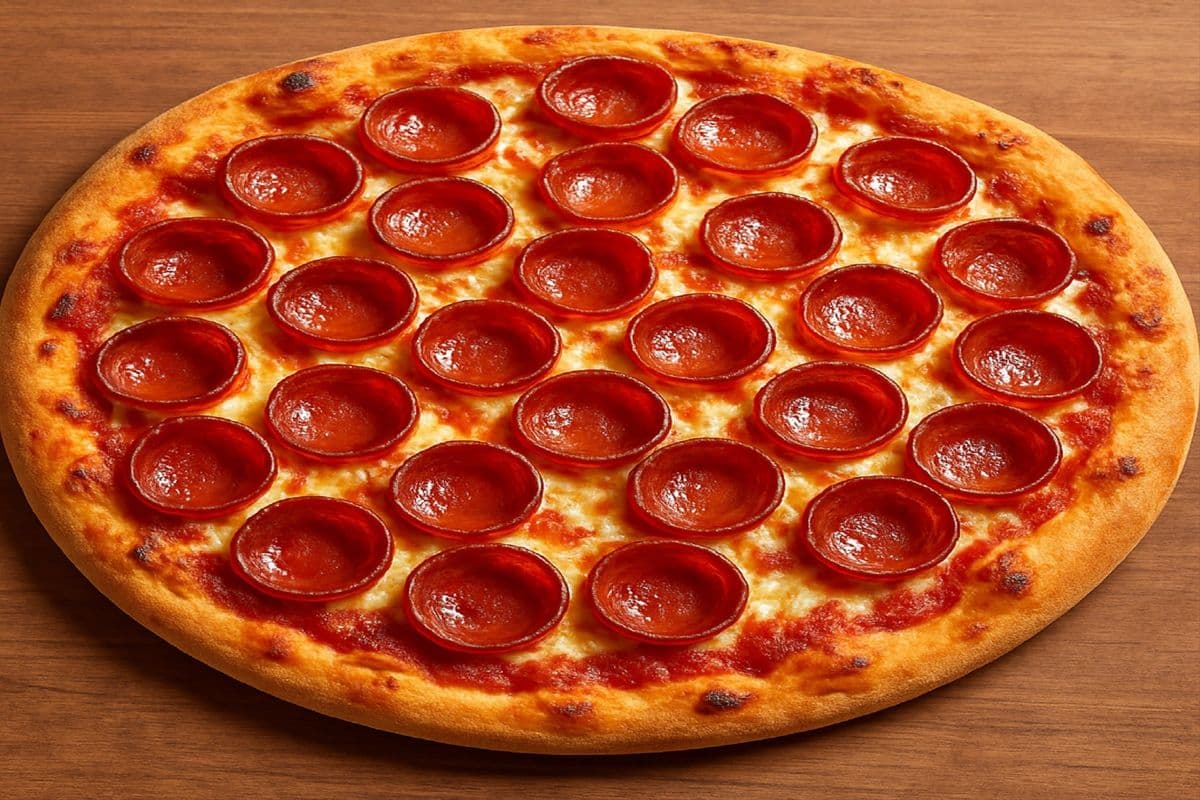 New York Style Cup and Char Pepperoni Pizza (X-Large)