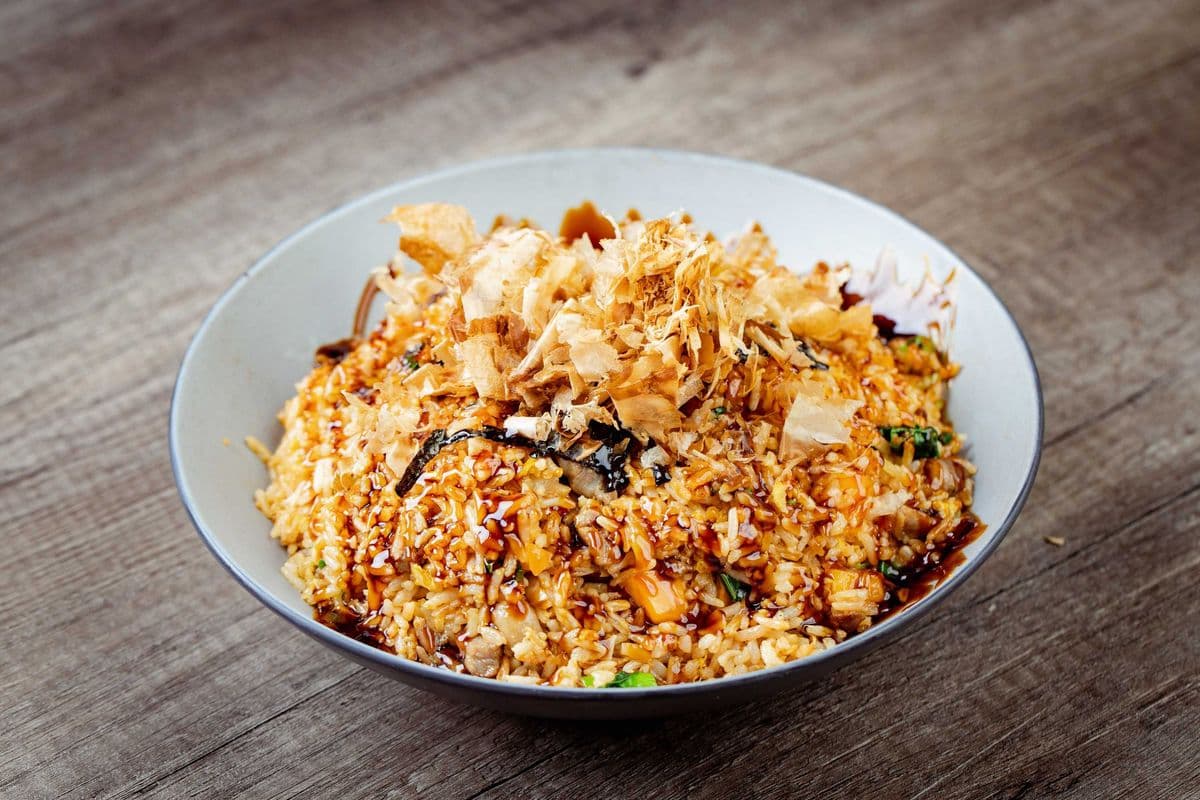 BBQ Eel and Shrimp Fried Rice 蝦仁照燒鰻魚炒飯