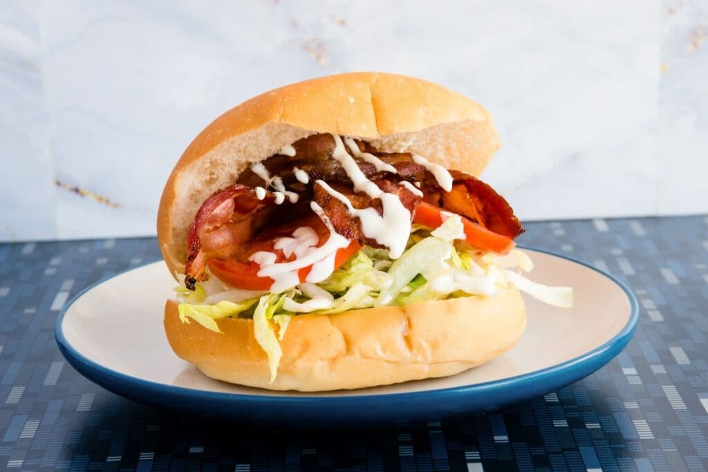 B.L.T on a Bun