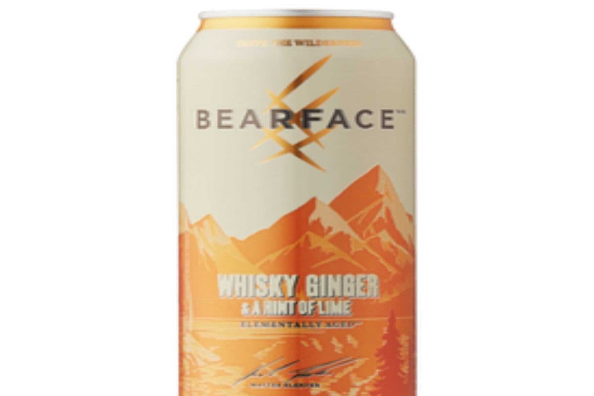 BEARFACE WHISKY GINGER & LIME 473ML (1 x 473ML)