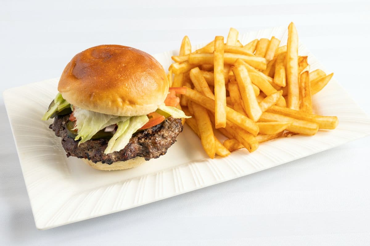 Hamburger Platter (Charcoal)
