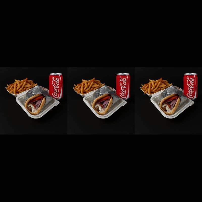 6 Pita Combo + French Fries + 3 Soft Drink / 6 Pita Combo + French Fries + 3 Soft Drink