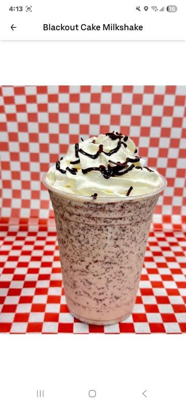 Blackout Cake Milkshake