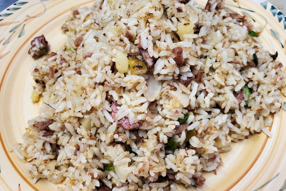 44B. Pineapple and Beef Fried Rice
