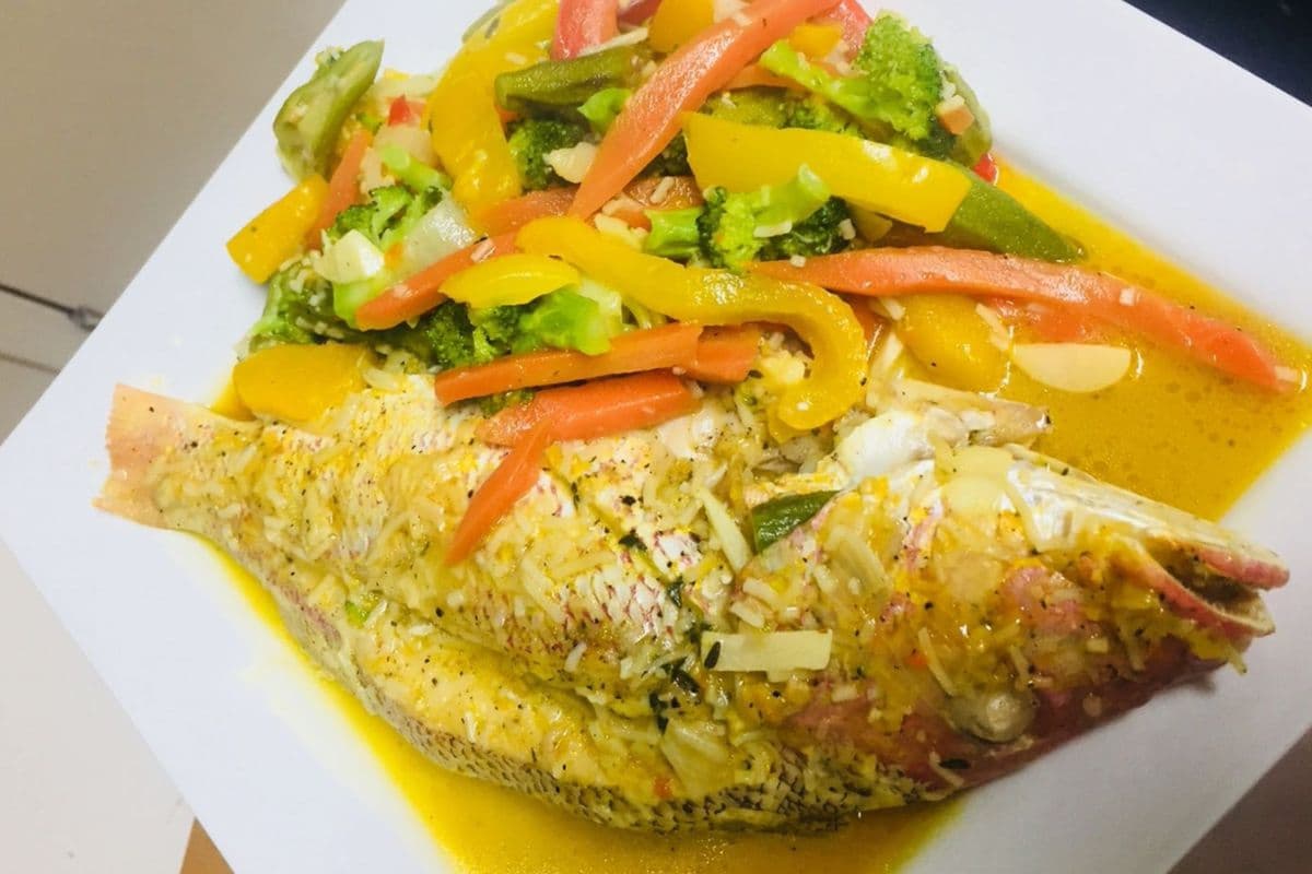 Steamed Snapper