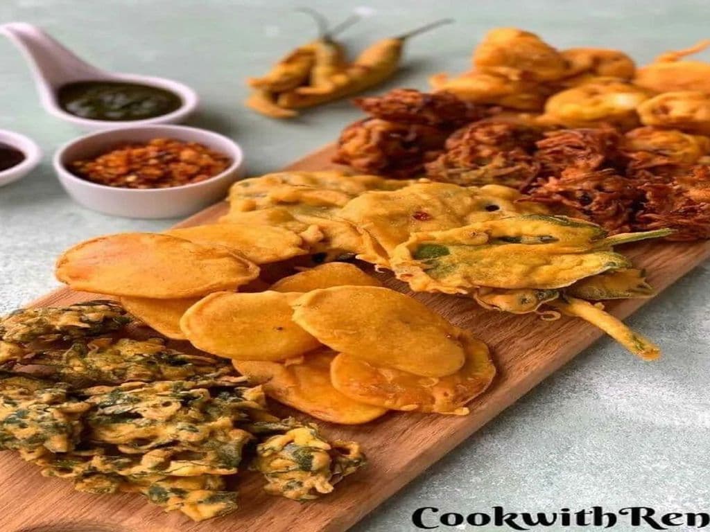 Green Chili Veggie Platter