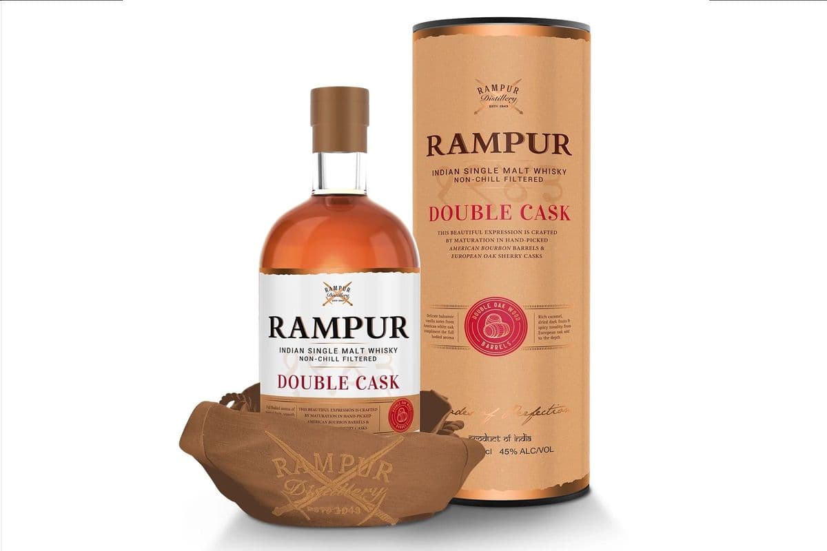 Rampur Double Cask Single Malt Whisky (1 x 750mL)