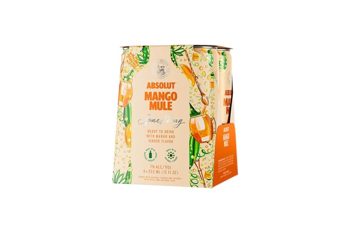 Absolut Mango Mule 4 Pack Cans (4 x 355ml)