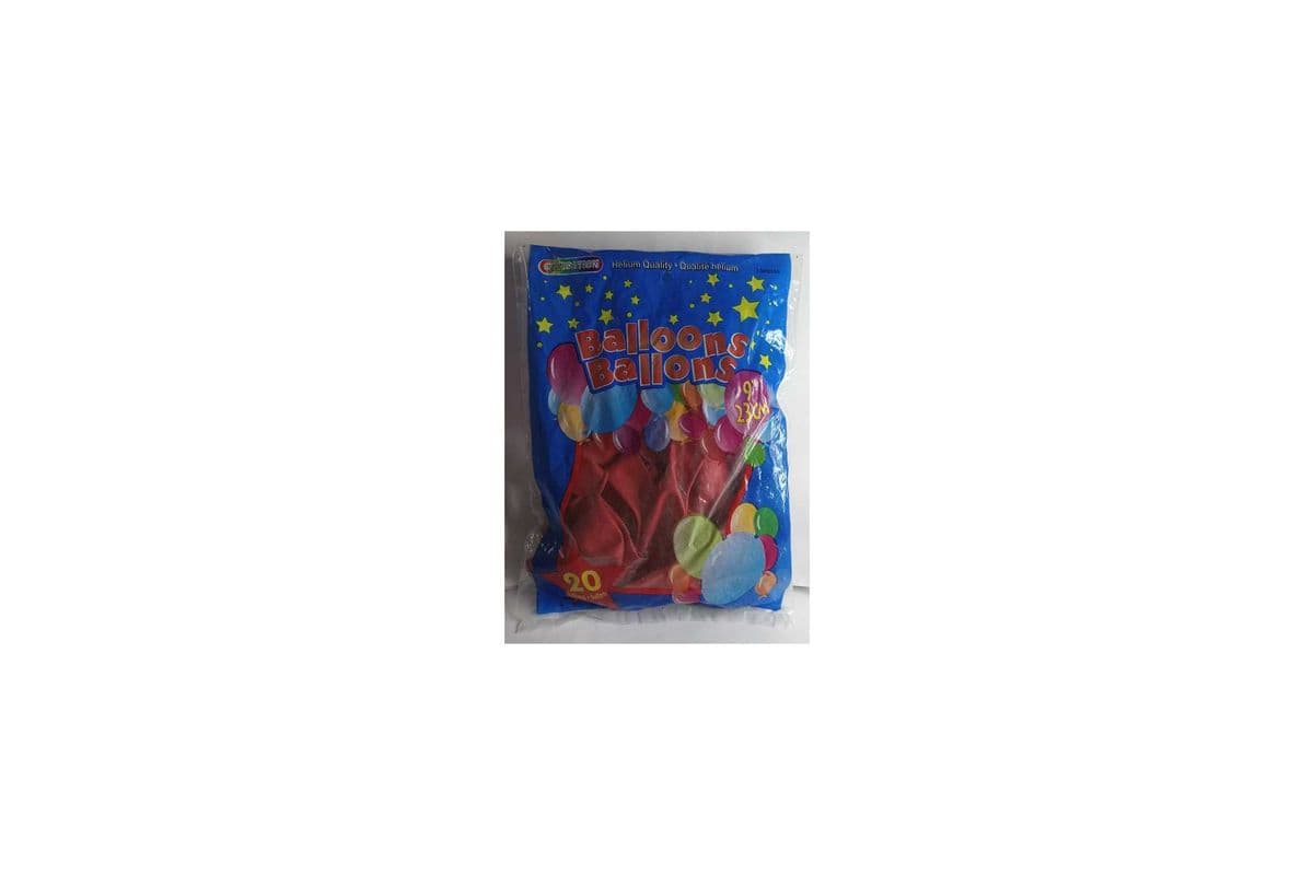 Celebration Balloons Helium Quality Red (20pcs)