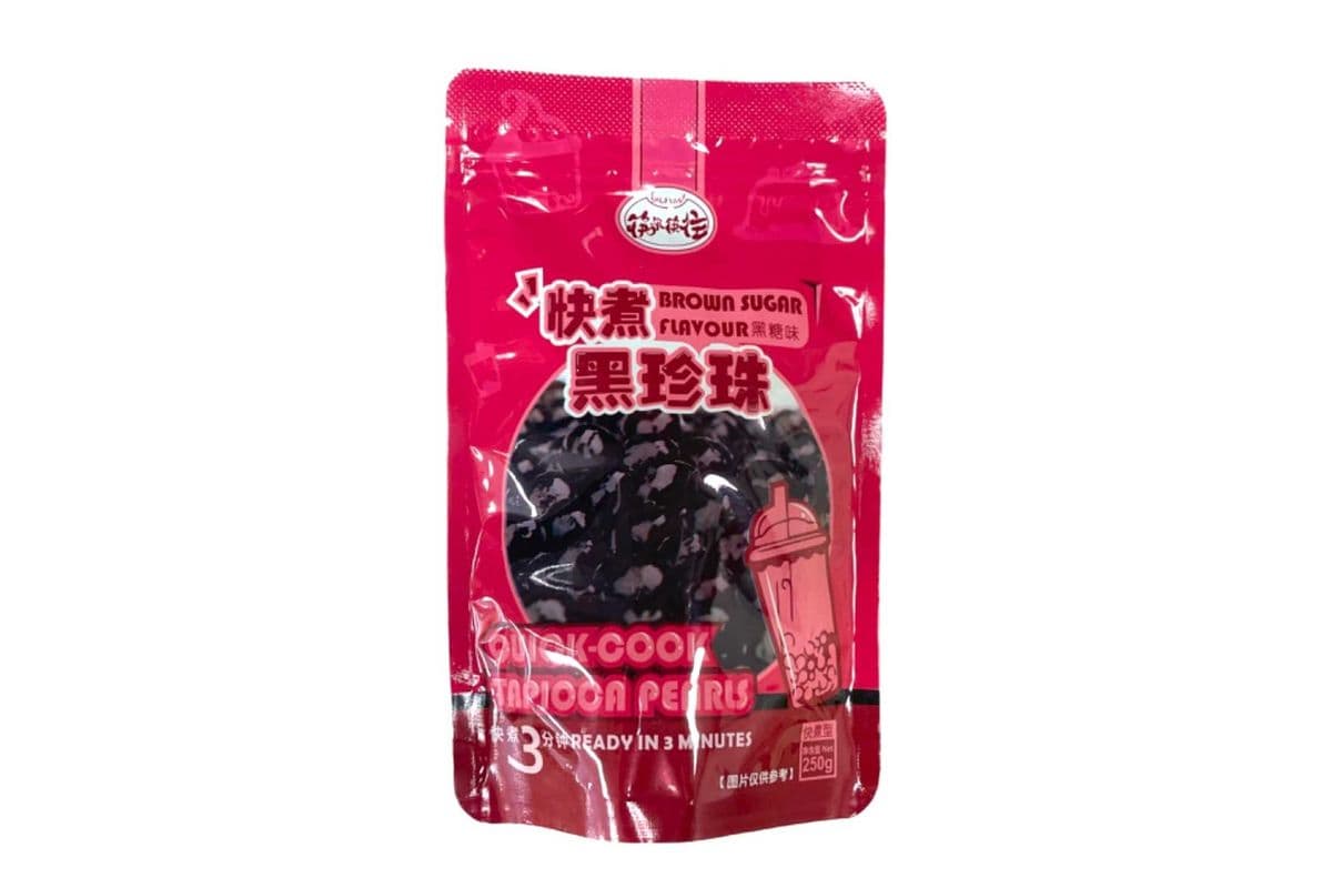 Quick-cook Tapioca Pearls-Brown Suger (250g)KLKW 快煮黑珍珠 黑糖味