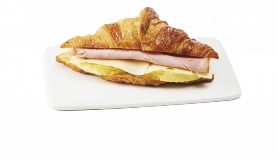 Croissant omelette jambon / Ham omelette croissant