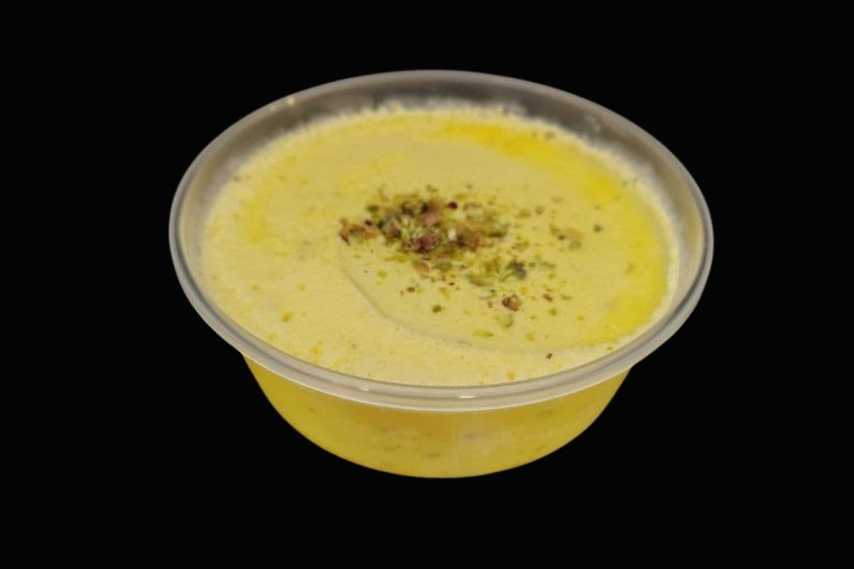 Persian saffron ice cream