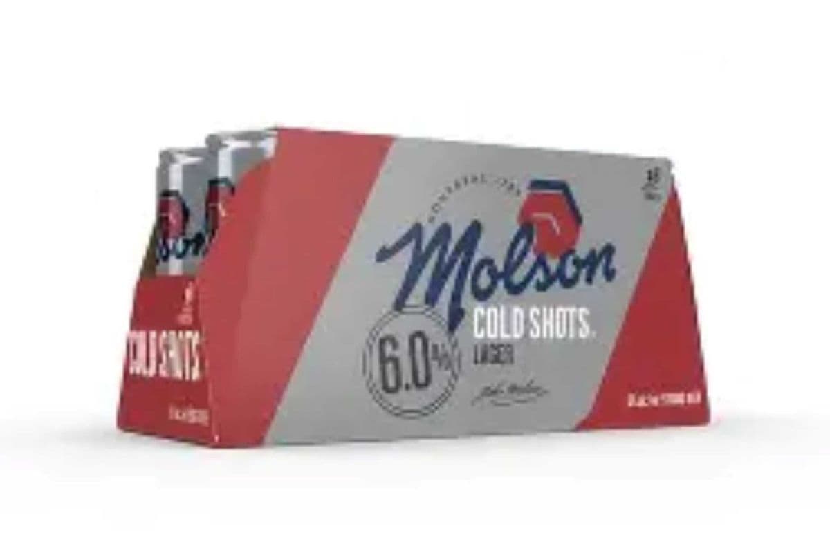 8C MOLSON COLD SHOTS (1 x 8 × 222 mL cans)