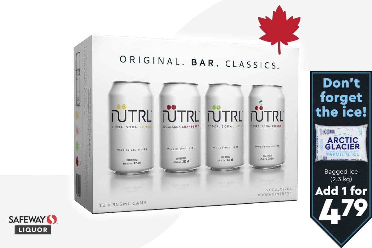 Nutrl Bar Classics Mixer Pack (12 x 355 ml)