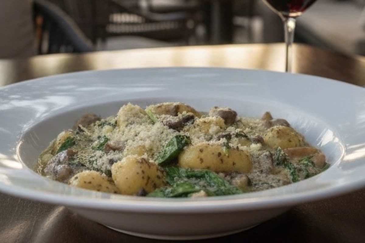 Wild Mushroom and Cheese Gnocchi