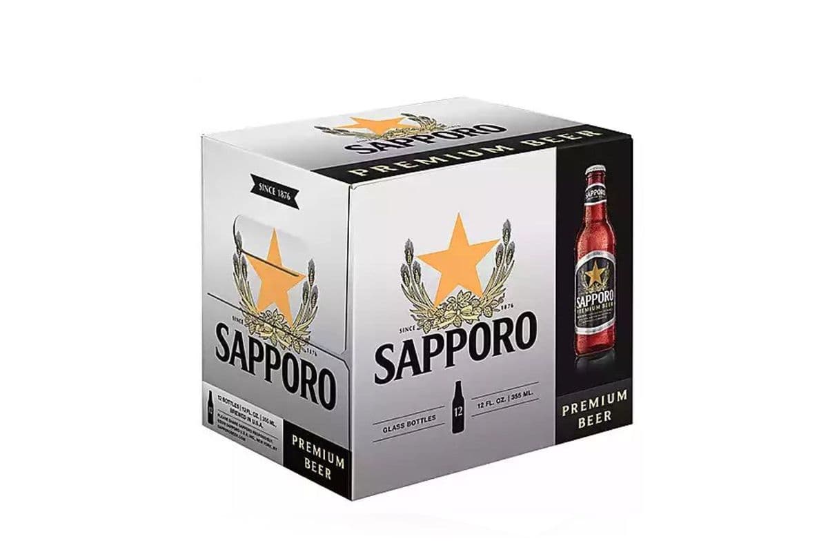 Sapporo 12PK (12 x 355 ml Bottles)