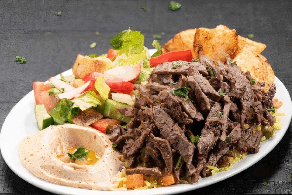 Beef Shawarma Plate HALAL