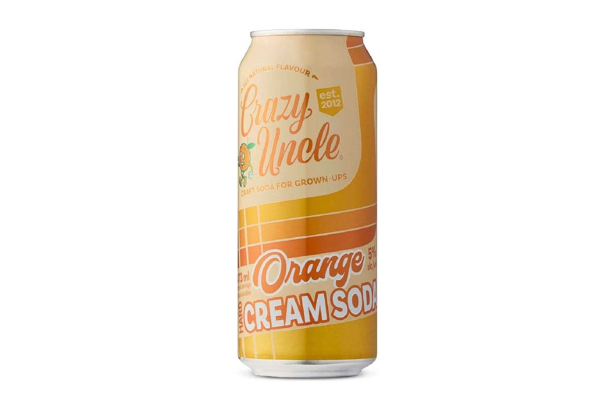 Crazy Uncle Orange Cream Soda Single Can (1 x 473ml)