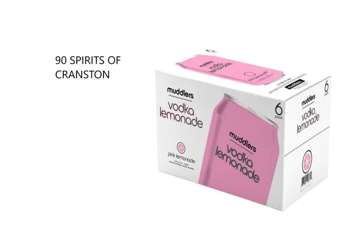 MUDDLERS PINK LEMONADE VODKA 6 CANS (1 x 6x355ML)