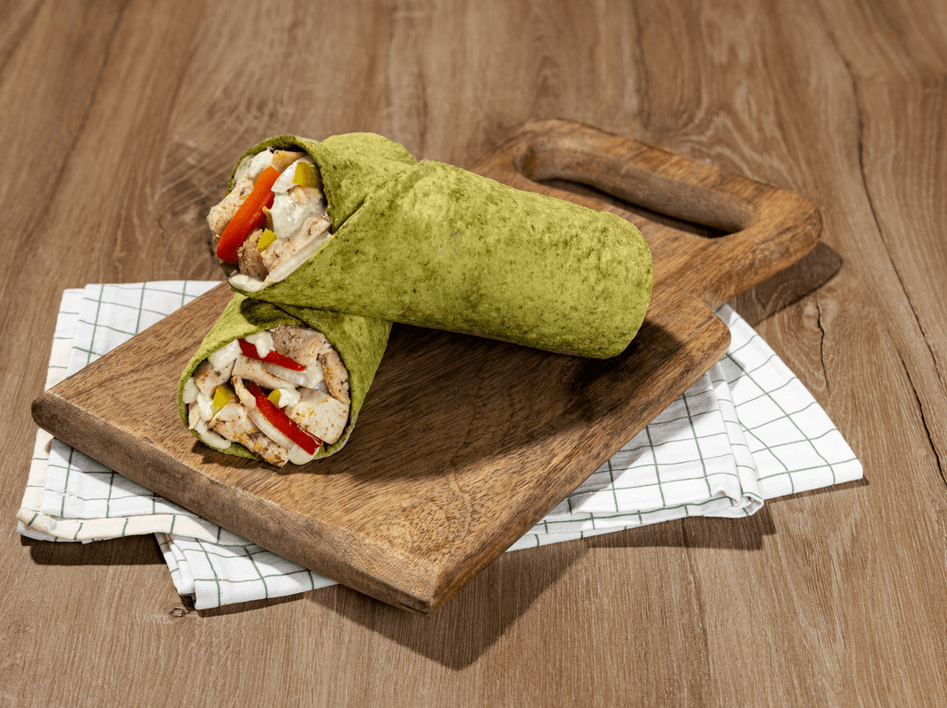 Green Chicken Wrap