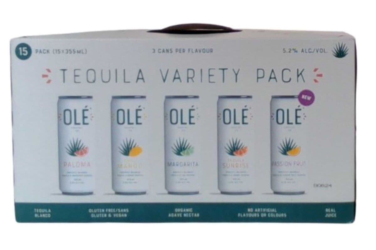 OLE TEQUILA VARIETY (15 PACK) (15 x 355ML CAN)