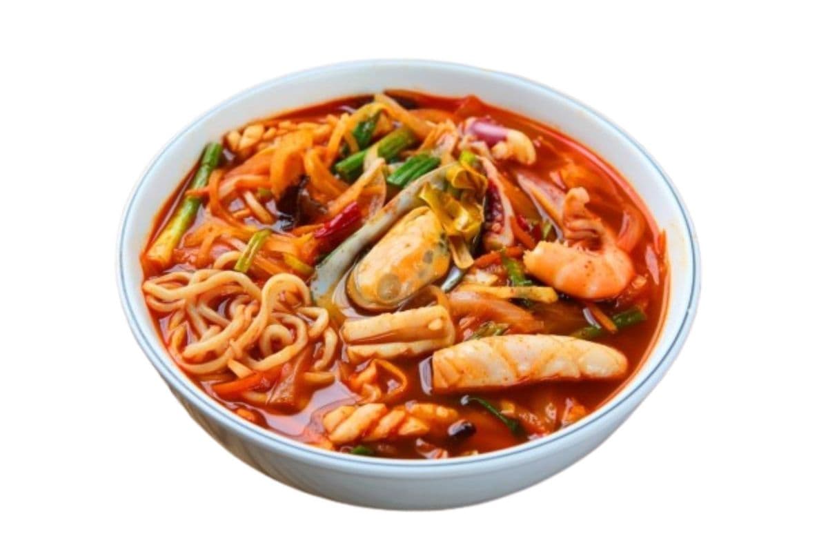 Jjamppong noodles