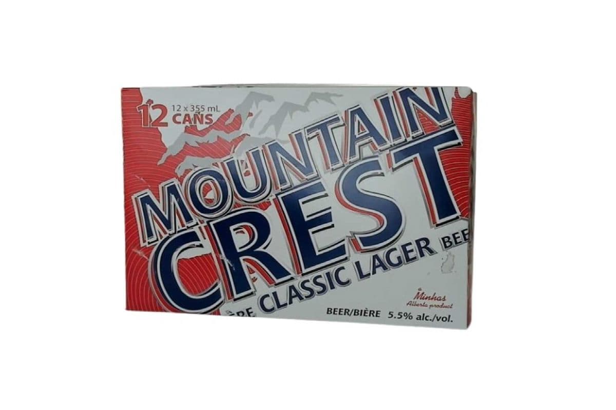 868715. MOUNTAIN CREST LAGER (12 x 355ML (CANS))