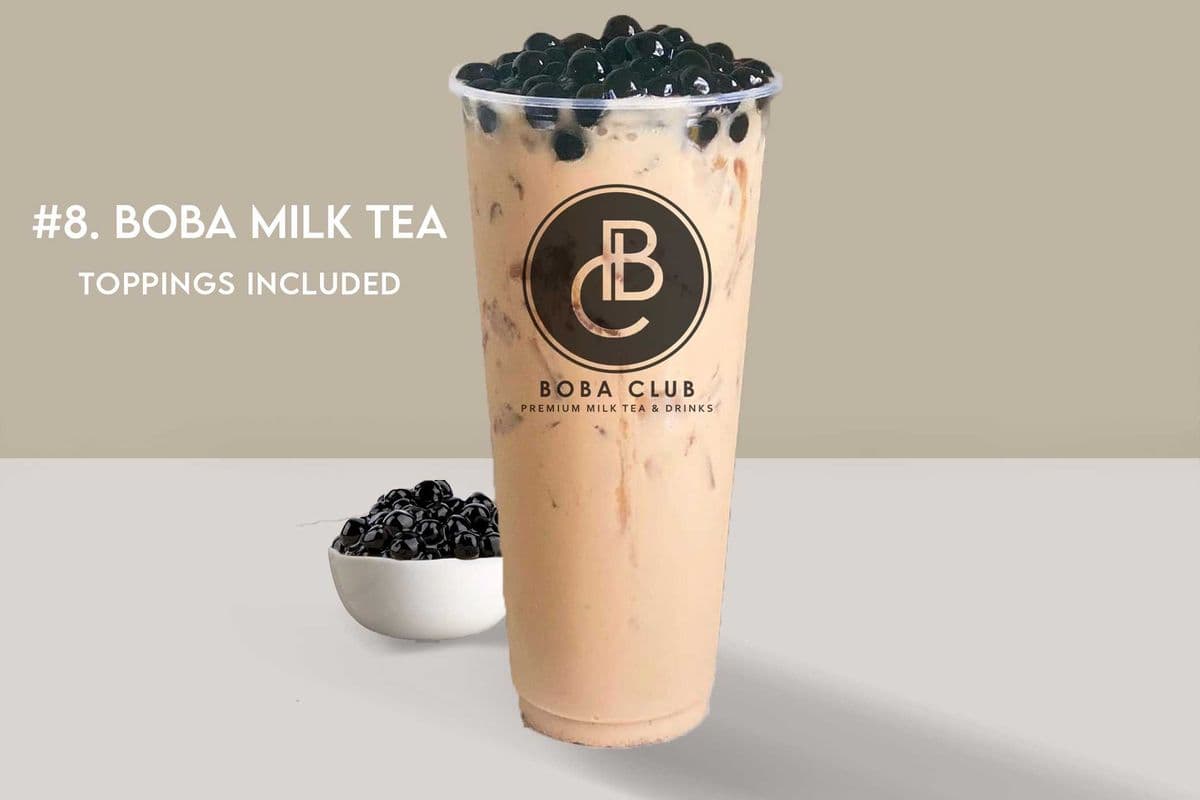 #8 Boba Milk Tea (ONE SIZE)