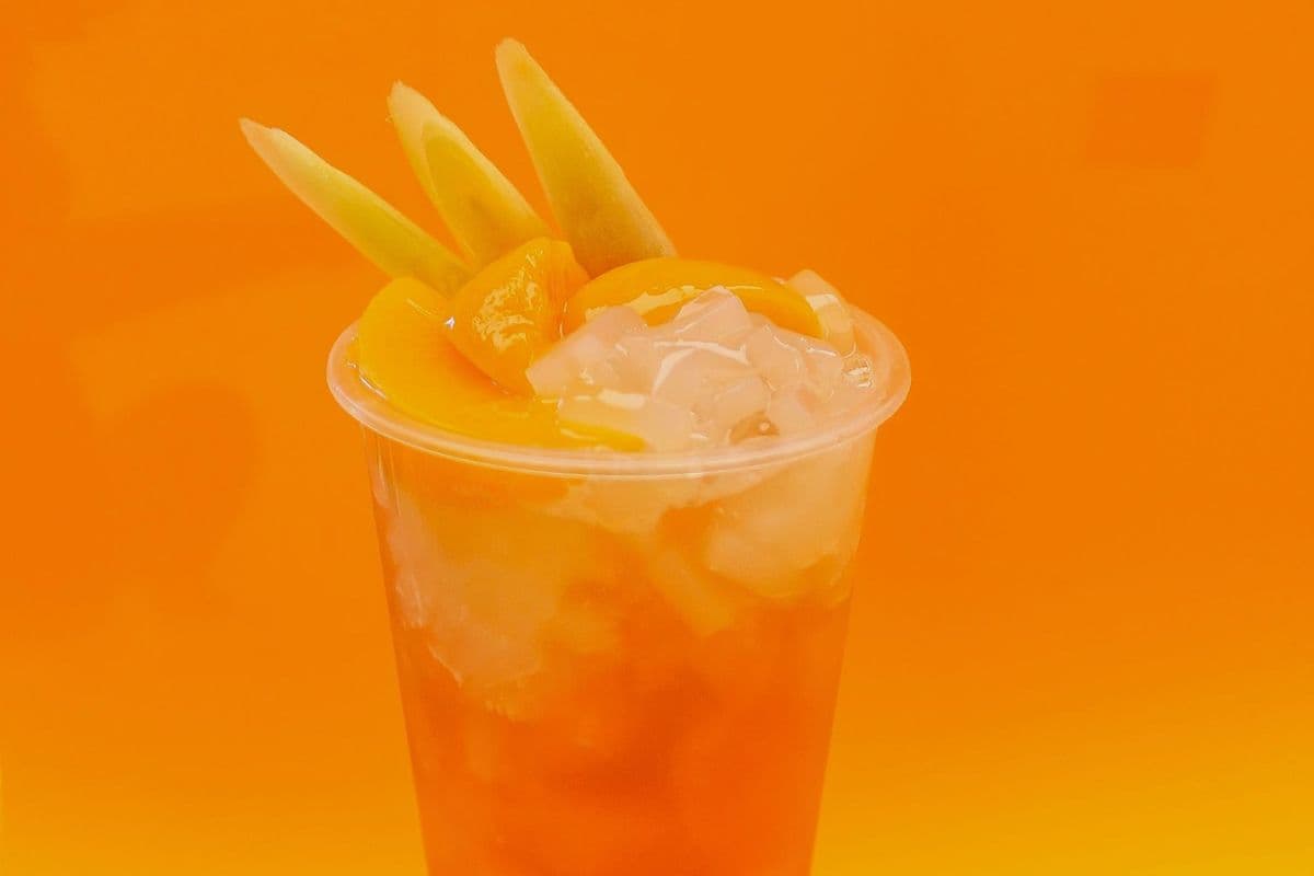 Peach Lemongrass Ice Tea