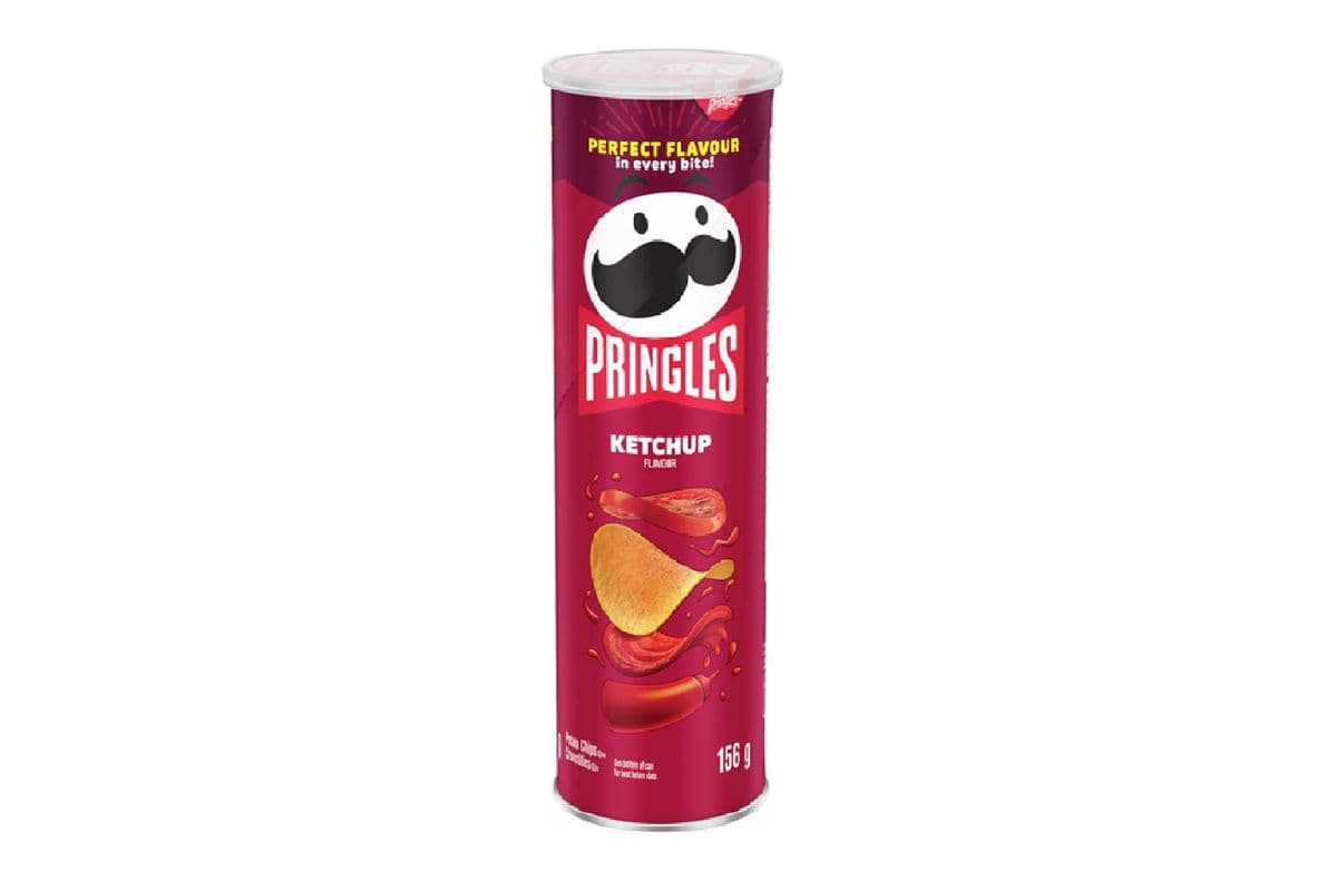 Pringles Ketchup Flavour Potato Chips (156 g)