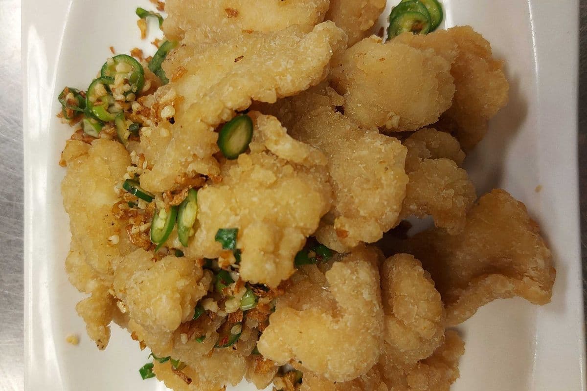 168. Deep-Fried Cod Fillet with Spicy Salt and Chilli