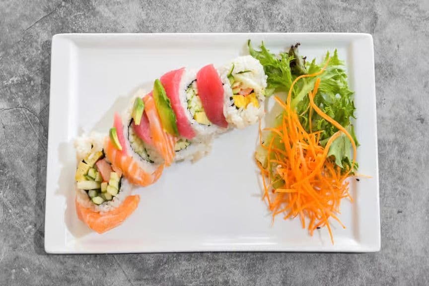 53. Rainbow futomaki