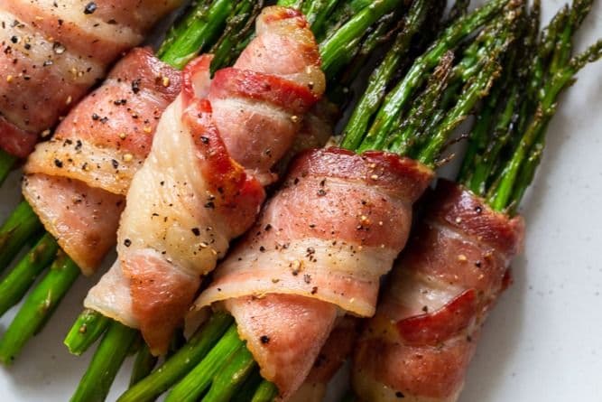 A13. Bacon Asparagus Roll (6 pcs)