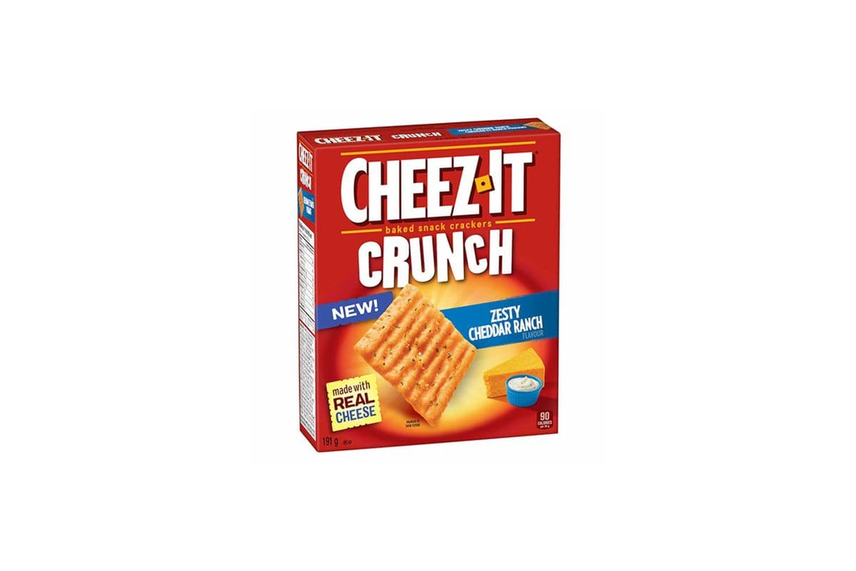 Cheez-it Baked Snack Crackers Zesty Cheddar Ranch 191g