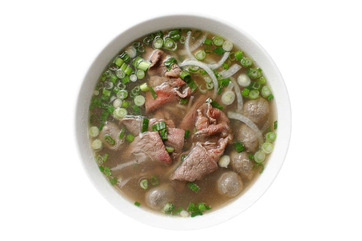 12. Raw Beef and Beef Ball Noodle Soup